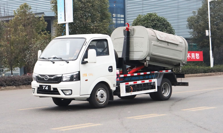  比亞迪純電動新能源車廂可卸式垃圾車