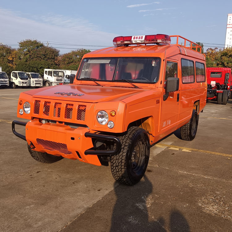 四驅長城炮應急消防器材車_甘肅青海 應急滅火救援車_物業小區消防巡邏車