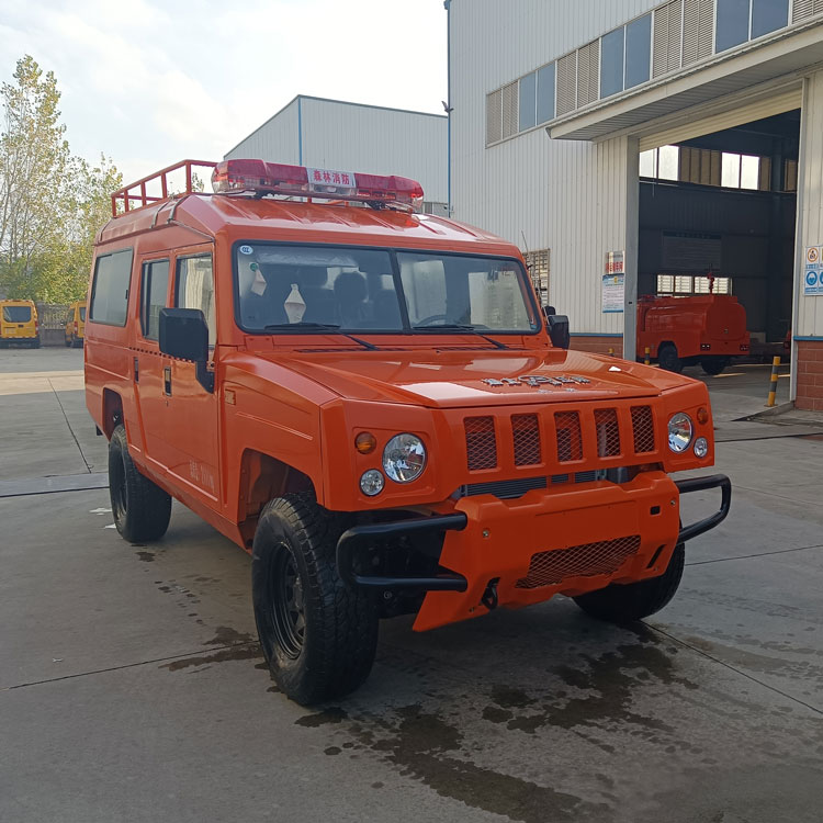 皮卡越野四驅(qū)消防救援車貴州云南 高壓水罐5方消防車_國六水罐消防救援車