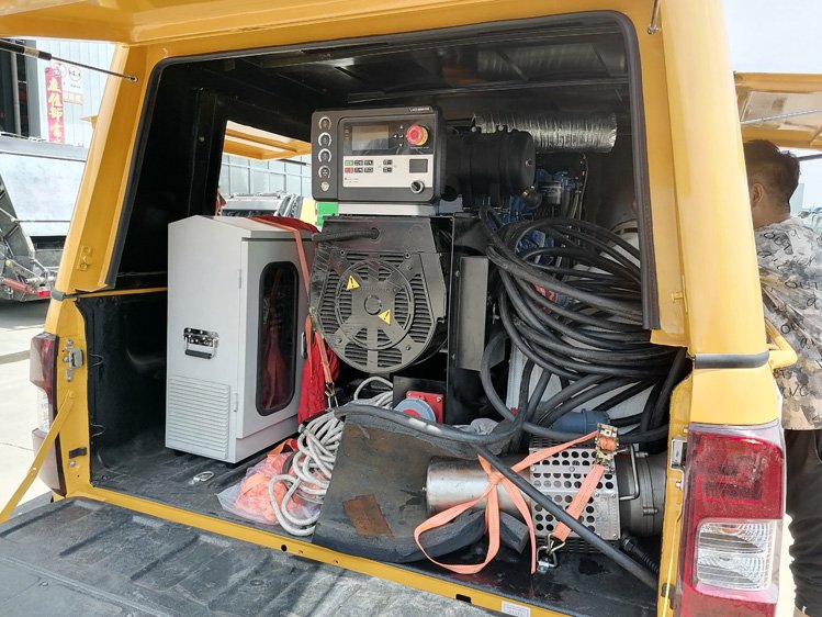 供電應急車_福田皮卡搶險車應急發電救援車市政供水供電應急搶修車