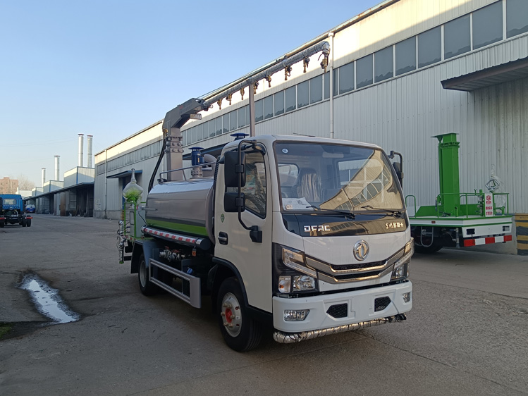 東風多利卡12噸鐵路抑塵車_多功能抑塵車東風D9噴霧壓塵車_10方煤炭揚塵噴霧車多少錢_15方鐵路抑塵車_煤炭固化封層噴灑車