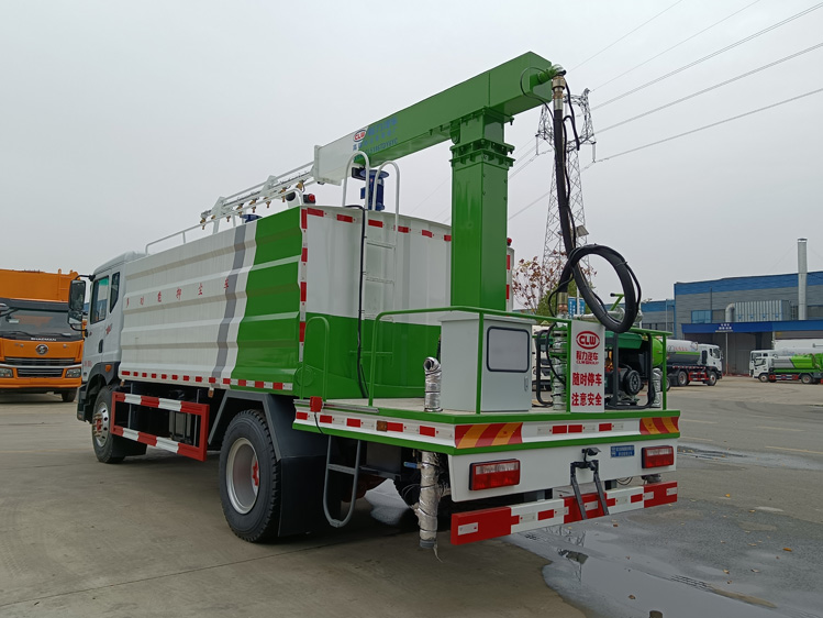 12方東風天錦鐵路抑塵車_鐵路降塵噴灑車15方鐵路抑塵車_火車皮抑塵劑噴灑車廠家批發價_東風D9鐵路抑塵車_15噸霧化抑塵車