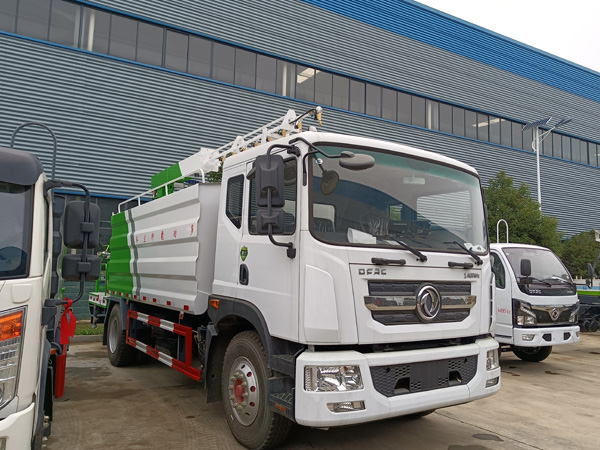 程力12方鐵路抑塵車_多功能噴灑抑塵車煤炭揚塵噴霧車_12噸火車皮固化降塵車質量好_多功能除塵降塵車_煤場抑塵車噴霧均勻