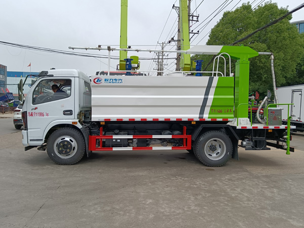 東風天錦抑塵噴桿鐵路抑塵車_30米噴射高炮15方鐵路抑塵車_自動感應噴淋系統抑塵車價格好_東風D9多功能鐵路抑塵車_鐵路抑塵噴灑車