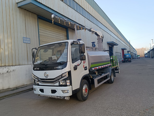 東風天錦12方多功能鐵路抑塵車_霧化感應噴淋車煤炭揚塵噴霧車_12噸火車皮固化降塵車質量好_多功能除塵降塵車_煤場抑塵車噴霧均勻